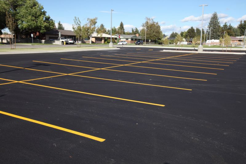 Products For Parking Lot Crack Repairs in use